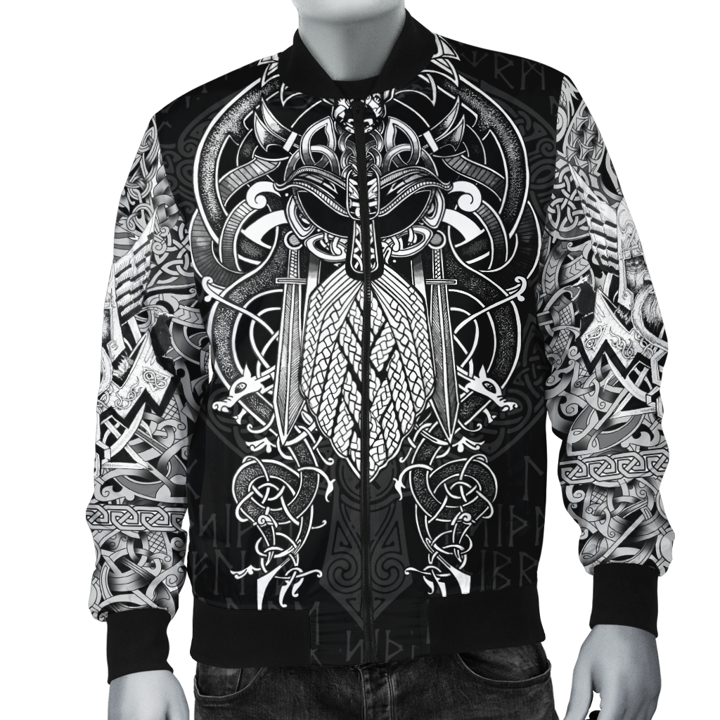 Tribal Tattoo Print Jacket and Outerwear