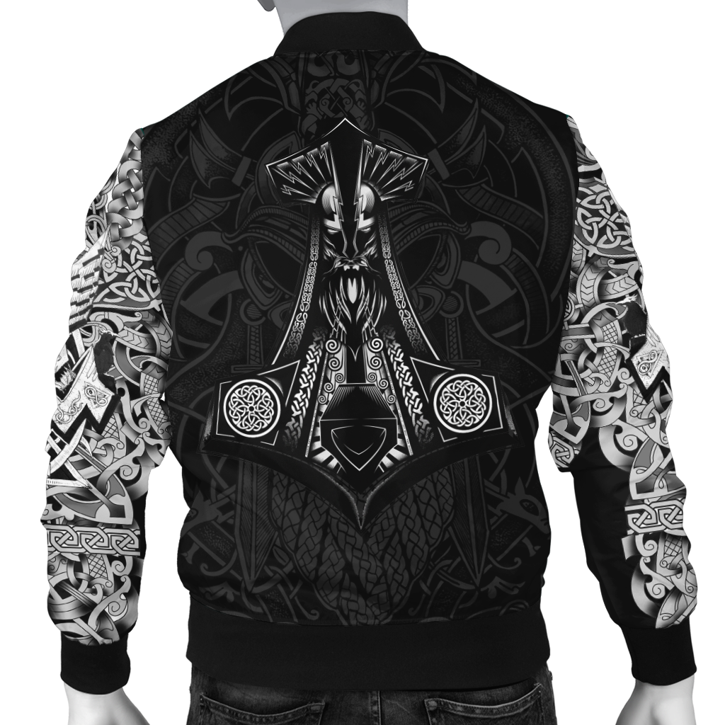Tribal Tattoo Print Jacket and Outerwear
